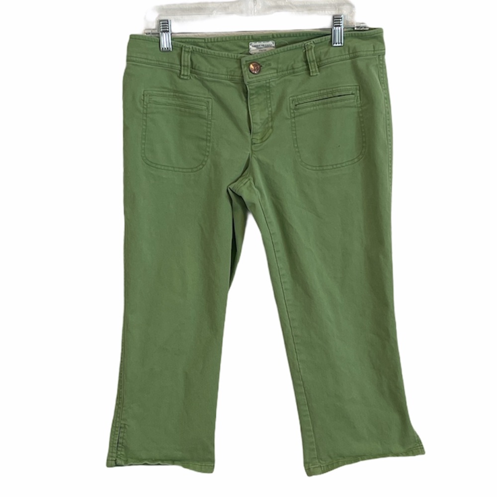AMERICAN EAGLE OUTFITTERS Green Capri Jeans